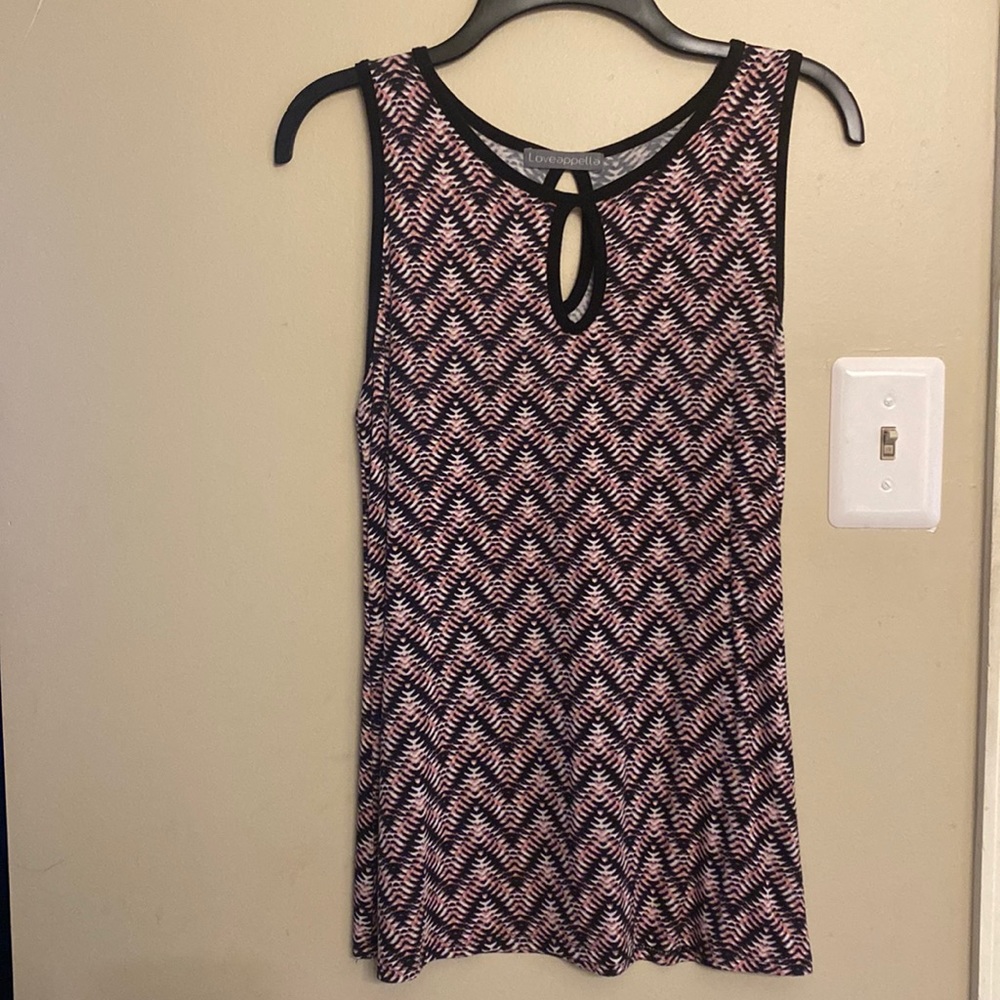 EUC Loveappella Keyhole Womens Tank Size Small